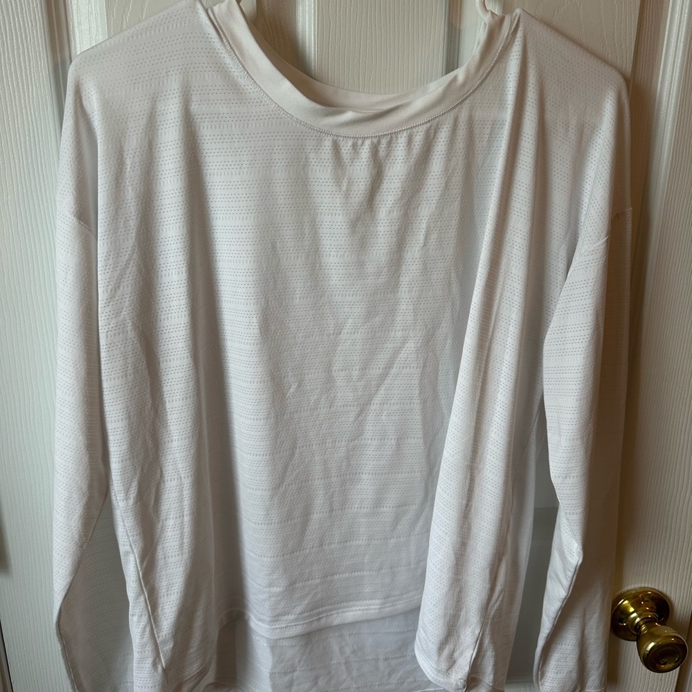 Calia by Carrie Underwood White Long Sleeve Athletic Top